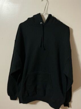 Jerzees Black Super Sweats Hoodie  Size Large   New